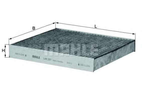 Фильтр салона Alfa Romeo Spider/159 06-11 (угольный)