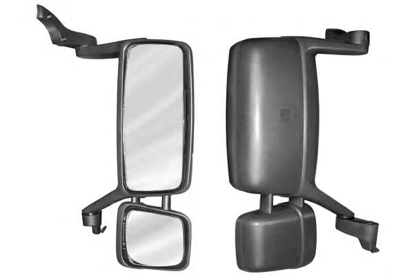 Наружное зеркало, кабина водителя