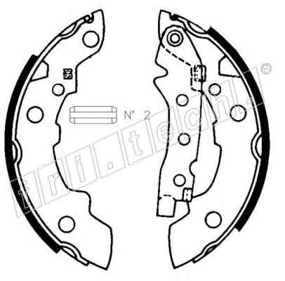 Комплект тормозных колодок