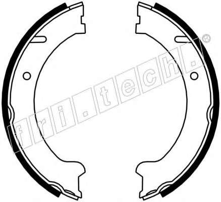 Комплект тормозных колодок, стояночная тормозная система