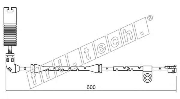 Сигнализатор, износ тормозных колодок