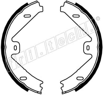 Комплект тормозных колодок, стояночная тормозная система