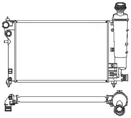Радиатор, охлаждение двигателя