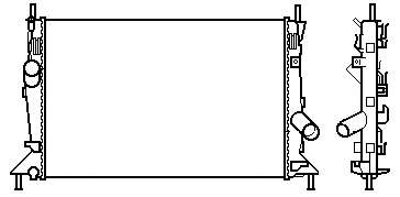 Радиатор, охлаждение двигателя