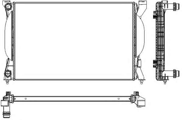 Радиатор, охлаждение двигателя