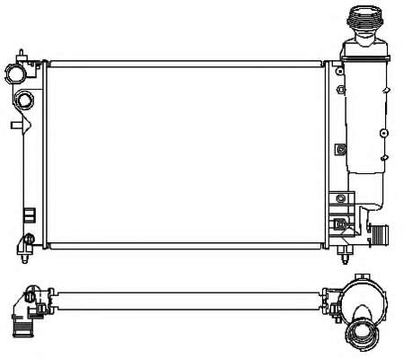 Радиатор, охлаждение двигателя