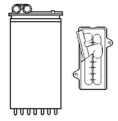 Теплообменник, отопление салона