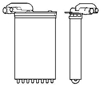 Теплообменник, отопление салона