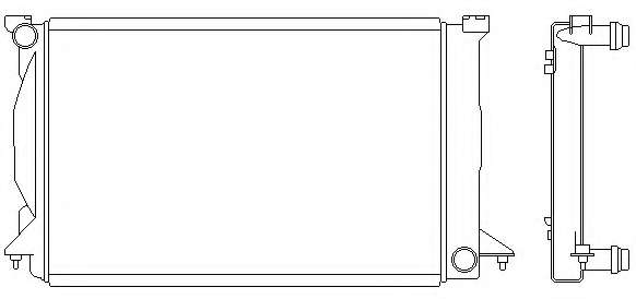 Радиатор, охлаждение двигателя