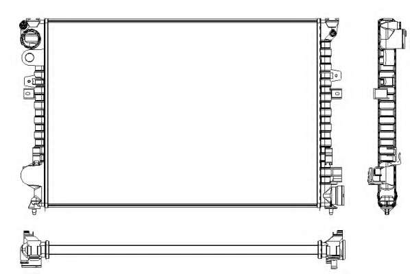 Радиатор, охлаждение двигателя