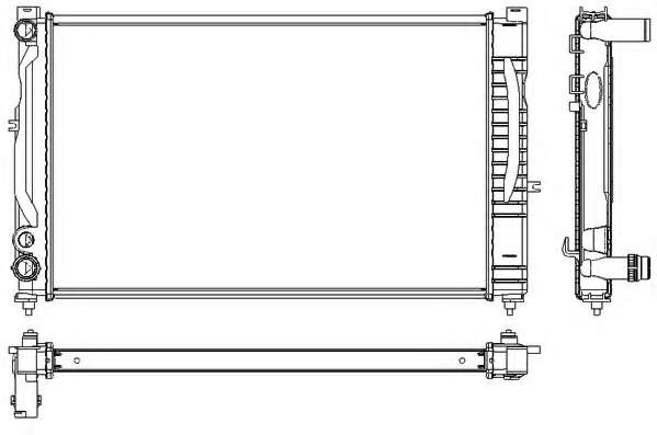Радиатор, охлаждение двигателя
