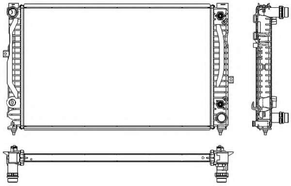 Радиатор, охлаждение двигателя