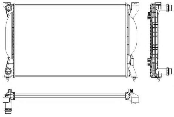 Радиатор, охлаждение двигателя