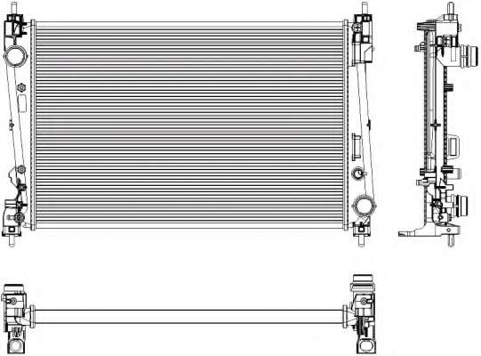 Радиатор, охлаждение двигателя