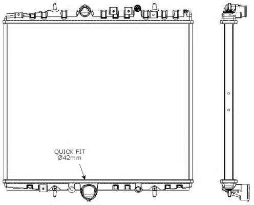 Радиатор, охлаждение двигателя