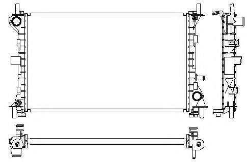 Радиатор, охлаждение двигателя