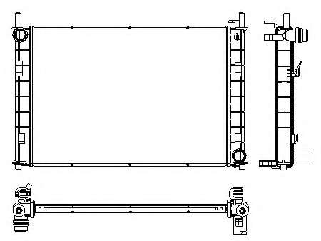 Радиатор, охлаждение двигателя
