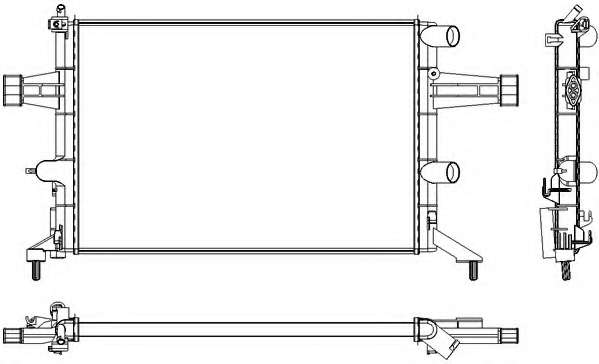 Радиатор, охлаждение двигателя
