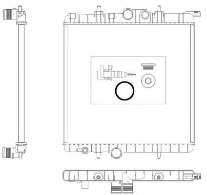 Радиатор, охлаждение двигателя