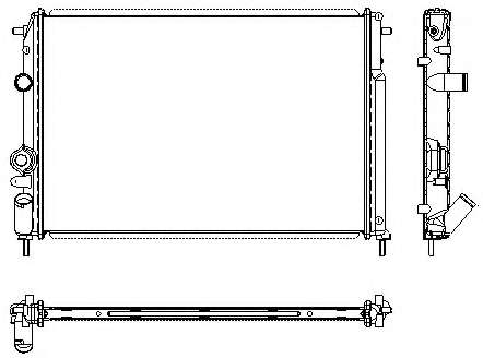 Радиатор, охлаждение двигателя