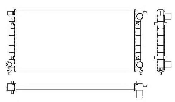 Радиатор, охлаждение двигателя