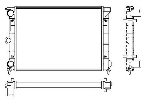 Радиатор, охлаждение двигателя