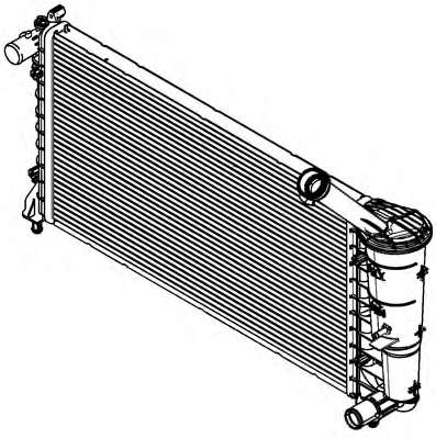 Радиатор, охлаждение двигателя