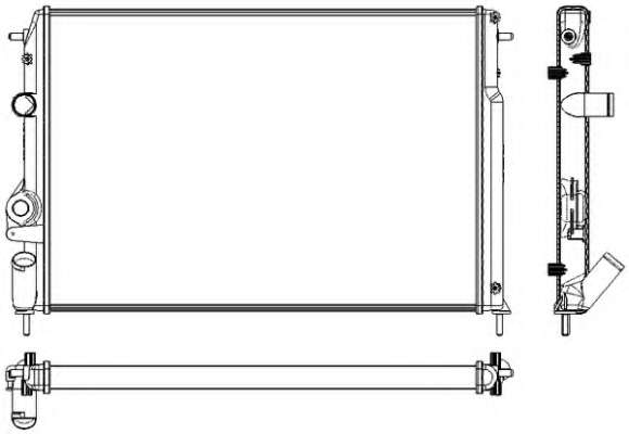 Радиатор, охлаждение двигателя