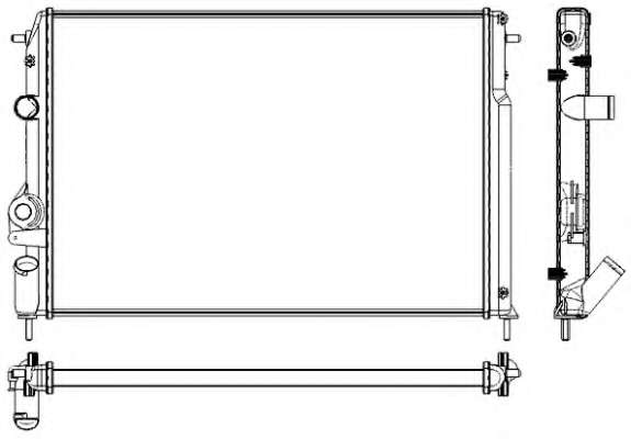 Радиатор, охлаждение двигателя