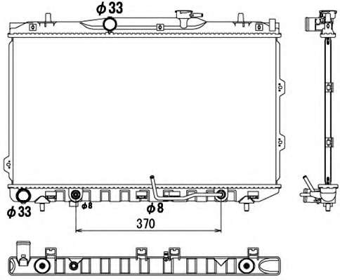 Радиатор, охлаждение двигателя