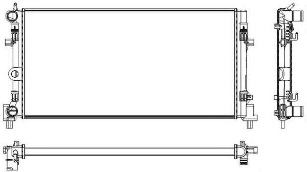 Радиатор, охлаждение двигателя