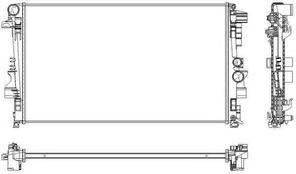 Радиатор, охлаждение двигателя