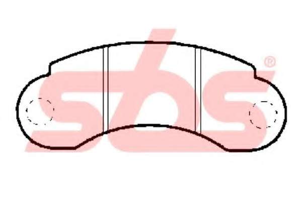Комплект тормозных колодок, дисковый тормоз