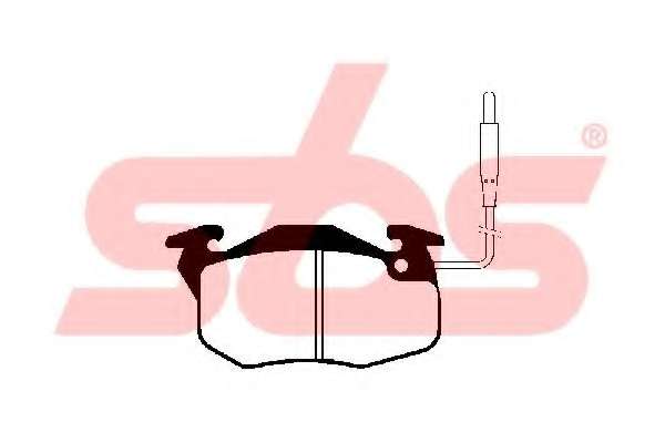 Комплект тормозных колодок, дисковый тормоз