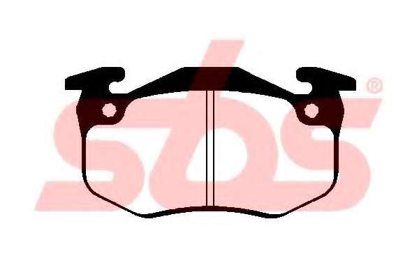 Комплект тормозных колодок, дисковый тормоз