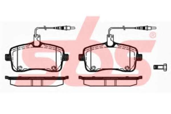 Комплект тормозных колодок, дисковый тормоз