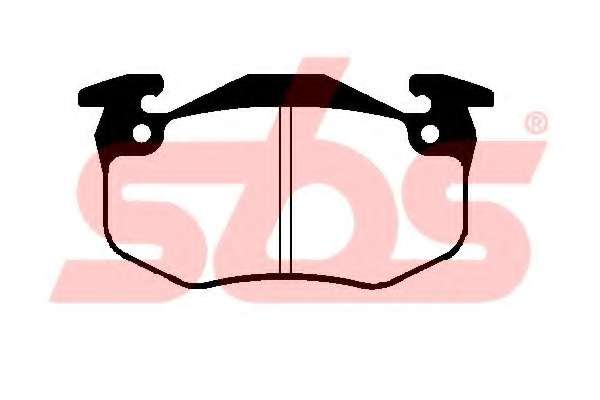 Комплект тормозных колодок, дисковый тормоз