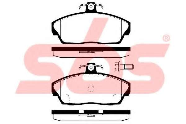 Комплект тормозных колодок, дисковый тормоз