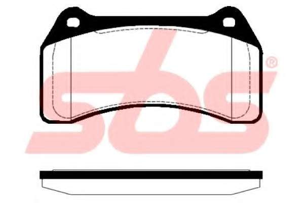 Комплект тормозных колодок, дисковый тормоз