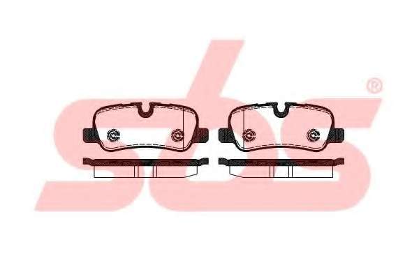 Комплект тормозных колодок, дисковый тормоз