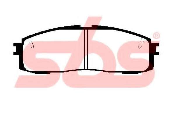 Комплект тормозных колодок, дисковый тормоз
