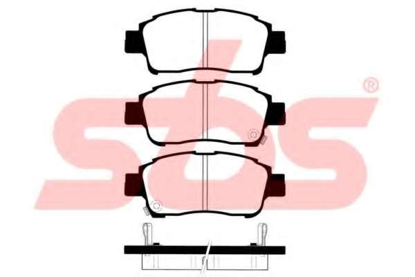 Комплект тормозных колодок, дисковый тормоз