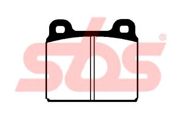 Комплект тормозных колодок, дисковый тормоз