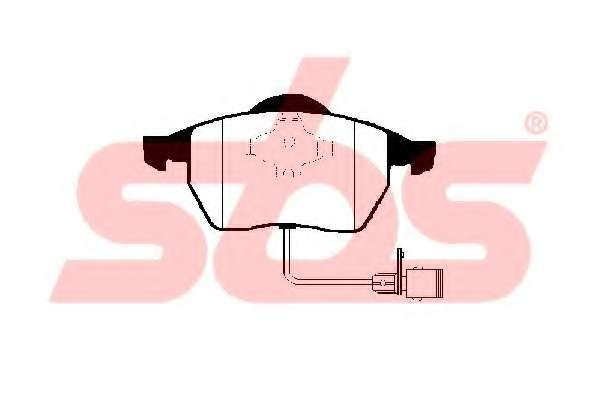 Комплект тормозных колодок, дисковый тормоз