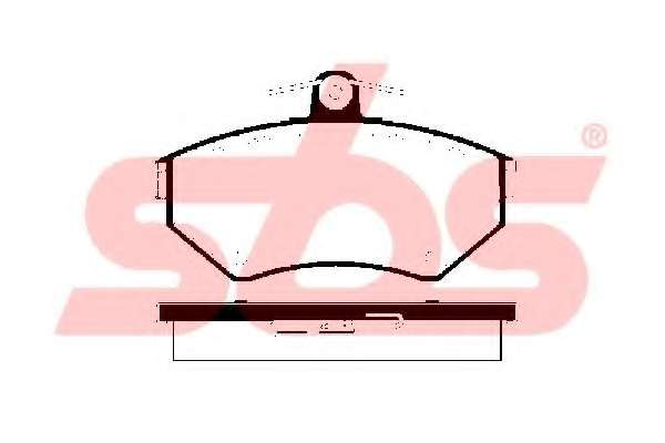 Комплект тормозных колодок, дисковый тормоз