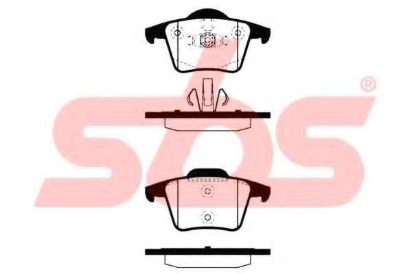 Комплект тормозных колодок, дисковый тормоз