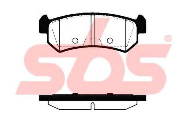 Комплект тормозных колодок, дисковый тормоз