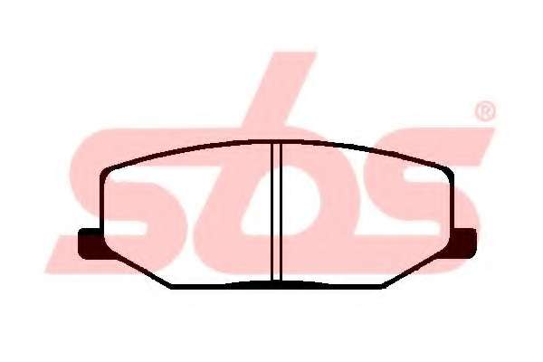 Комплект тормозных колодок, дисковый тормоз