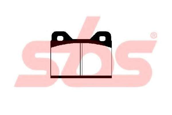 Комплект тормозных колодок, дисковый тормоз