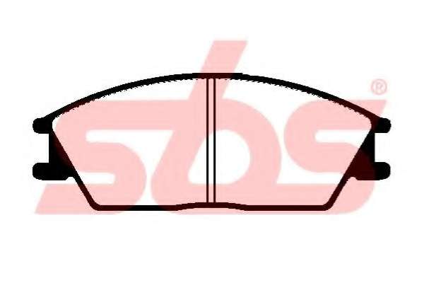 Комплект тормозных колодок, дисковый тормоз